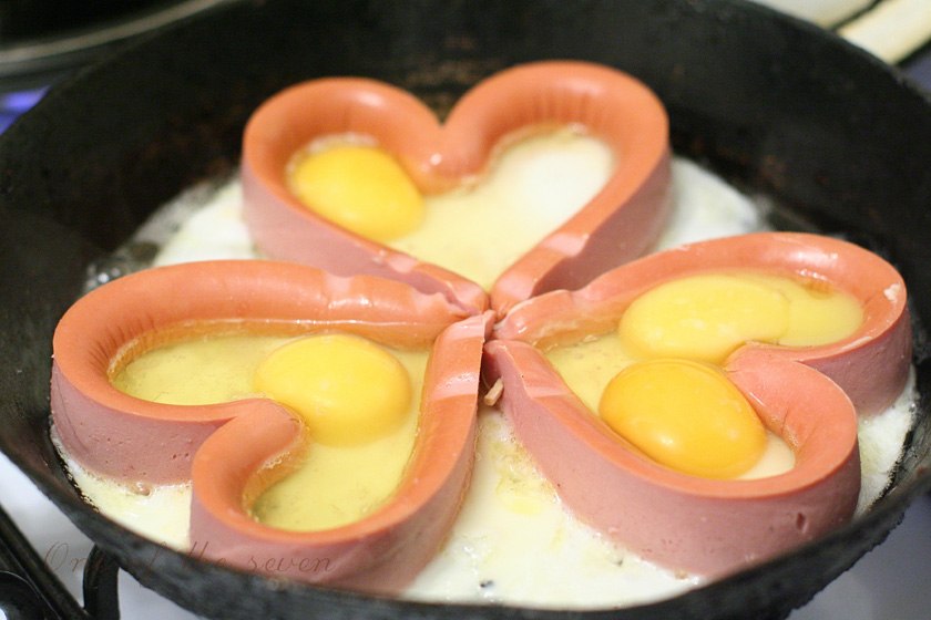 Сердечный завтрак  Идея для яичницы WBjjVxGCrQU